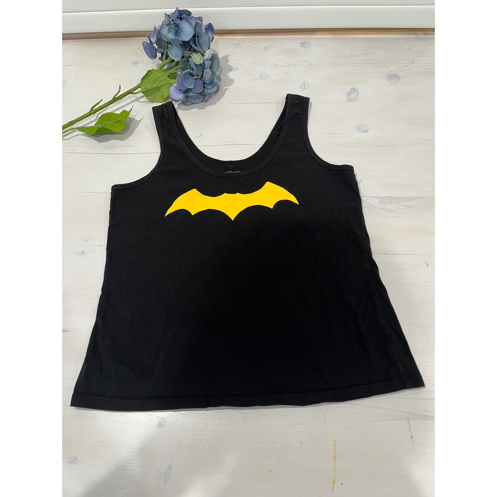 Underroos Batman‎ Tank Top Sleeveless Graphic Tee DC Comics Black Medium